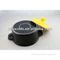 2L BLACK BODY WITH COLOR LID CHEAP RESTAURANT CERAMIC TABLEWARE